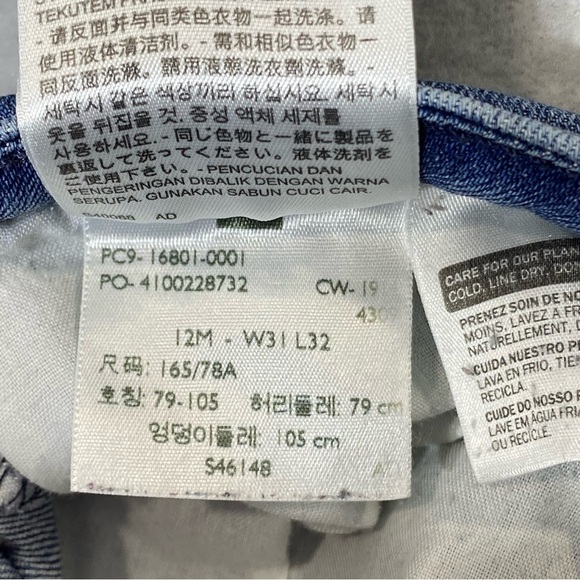 Levis 529 Jeans Women's 12 Blue Curvy Skinny Leg Mid Rise Stretch Casual Denim - Picture 12 of 16